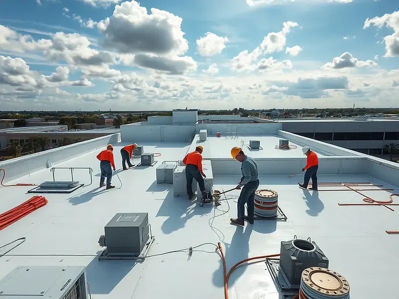 Service Flat Flat Roof Commercial in Concord, CA - East Bay Roofers